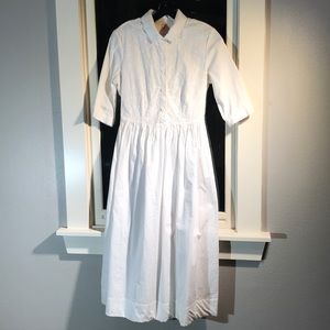 Dress white cotton